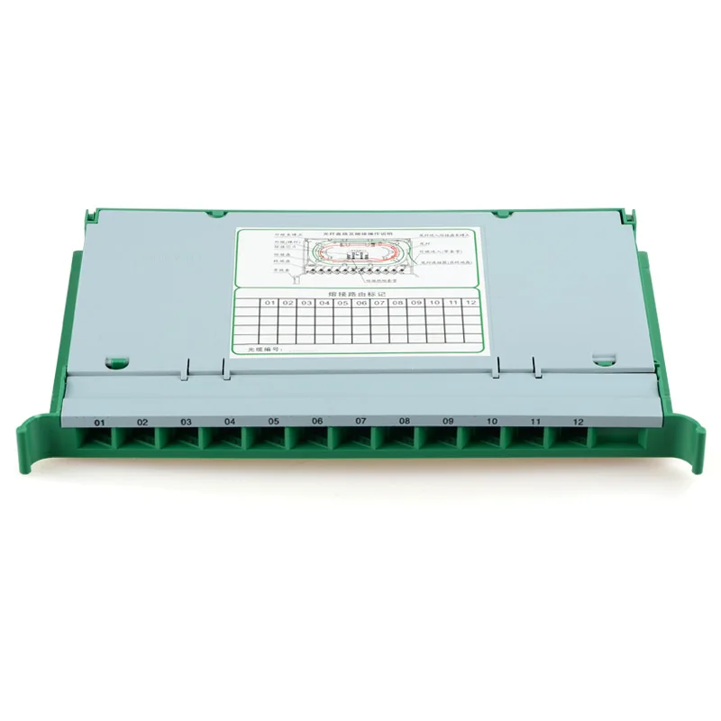 12 core Optical fiber Splicing Tray single mode LC UPC APC  pigtail integrated splice tray with ODF light delivery box