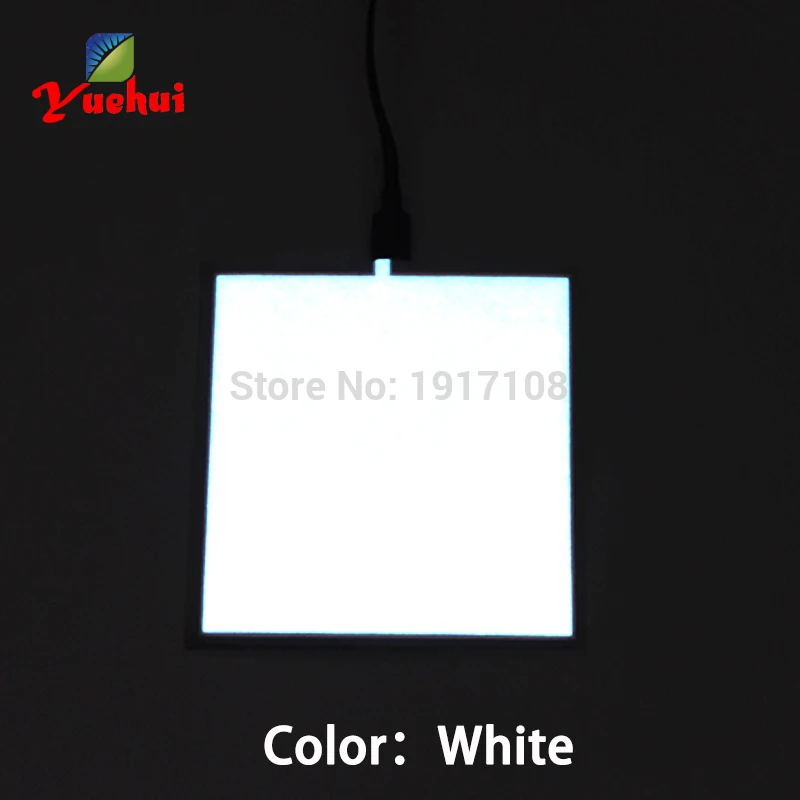 NEW 10X10CM Size EL Sheet 6 Color choice EL panel EL backlight for car,house,dispaly,holiday,festival Glow party Supplies