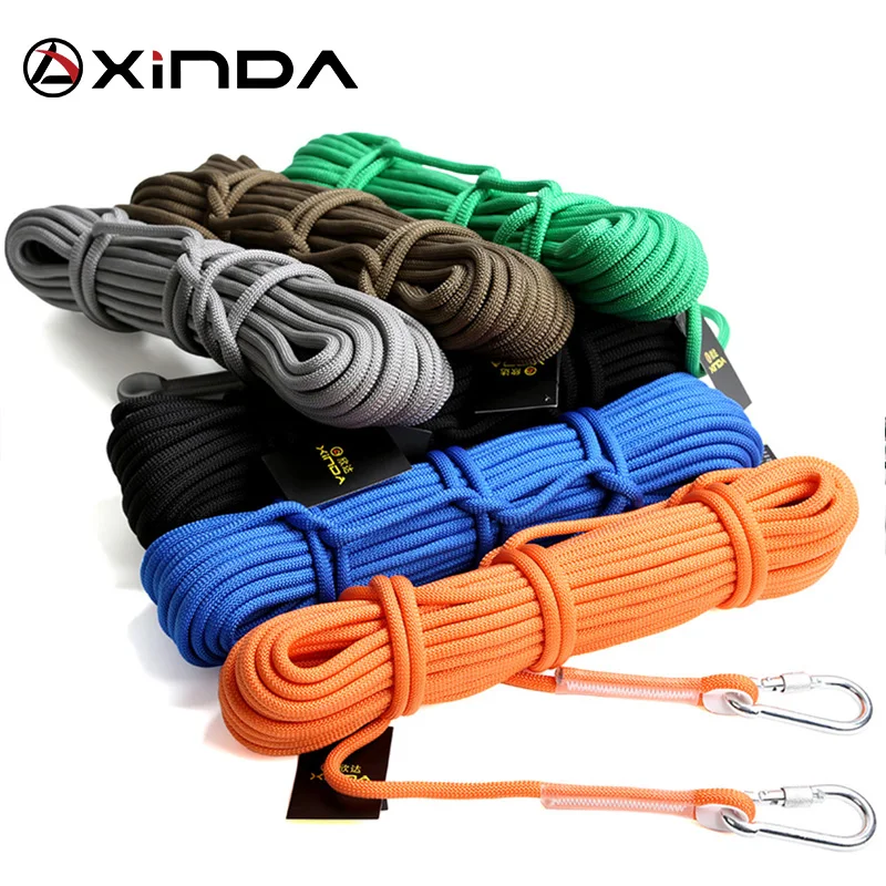 XINDA Outdoor Rope Trekking Hiking Accessories Floating Rope Climbing 10mm Diameter High Strength Cord Safety Rope