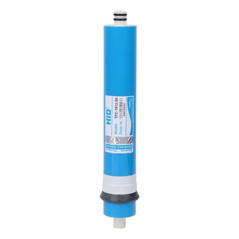 Cartucho de filtro de agua de ósmosis inversa, membrana RO 50gpd 75gpd, reemplazo para el hogar