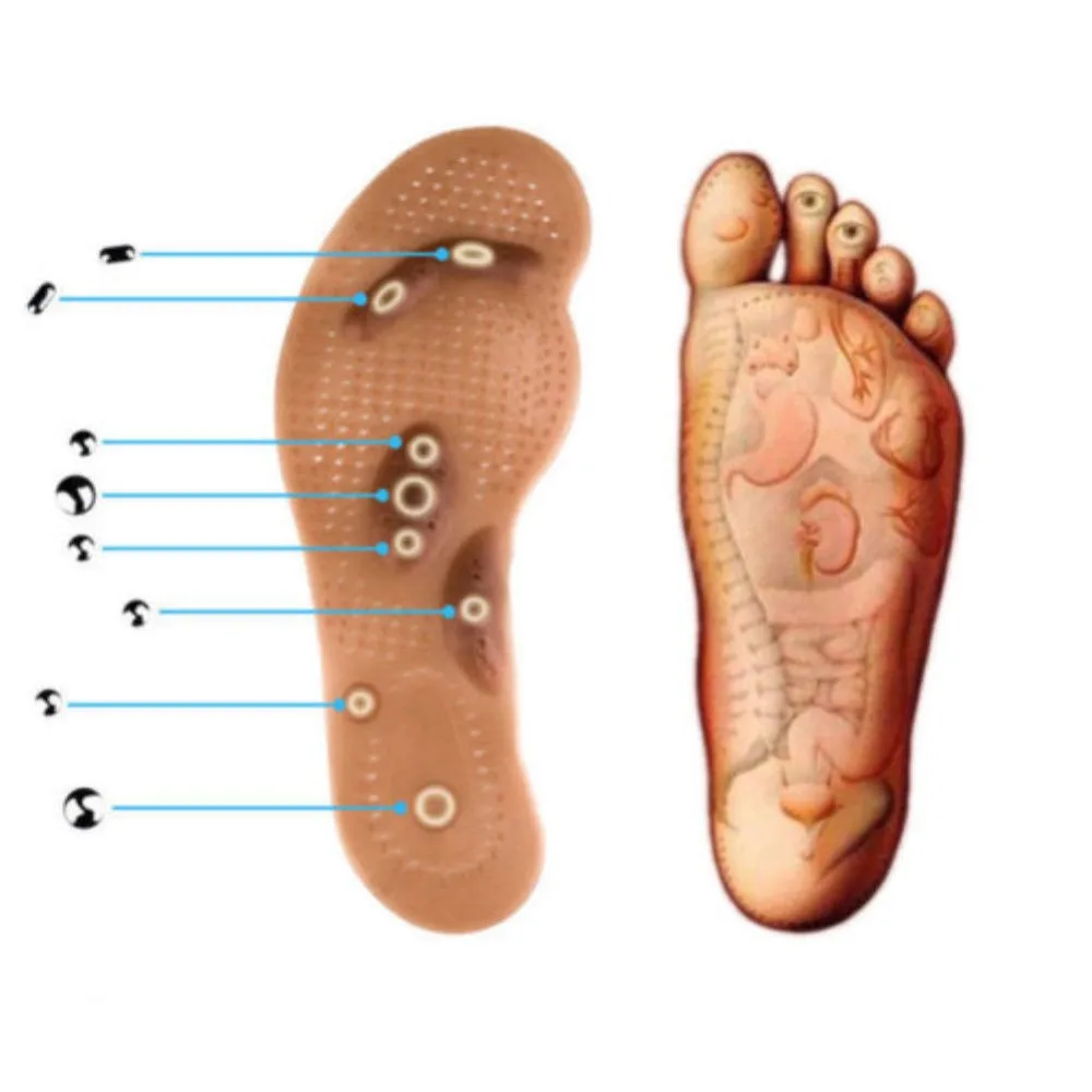 ใหม่ Foot Care Slimming body Gel เจล Pad Therapy Acupressure ใหม่เบาะนวดพื้นรองเท้า Acupressure Slimming Insoles