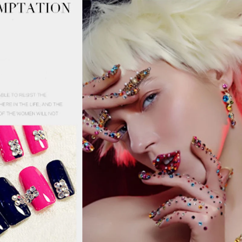 SS4-SS34 Opal Color rhinestone for Nail Art,(288-1440pcs)/pack Flat back Non Hotfix Glue on Nail Art Rhinestones,Boutique