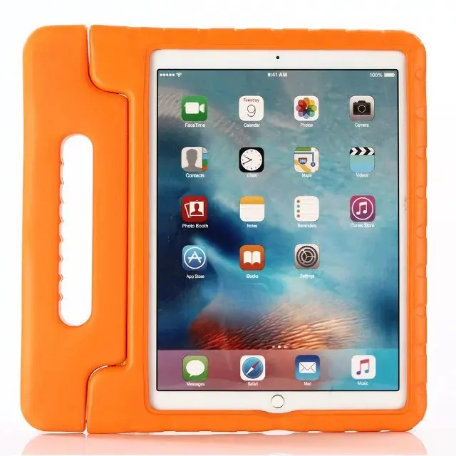 For ipad pro 12.9 2016 2017 EVA Foam Shockproof For ipad pro 12.9 Funda Coque Children Kids Handle Stand Protective Cover+PEN