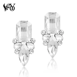 VEYO Crystal Stud Earrings for Women Cute Romantic Earings Fashion Jewelry Wholesale