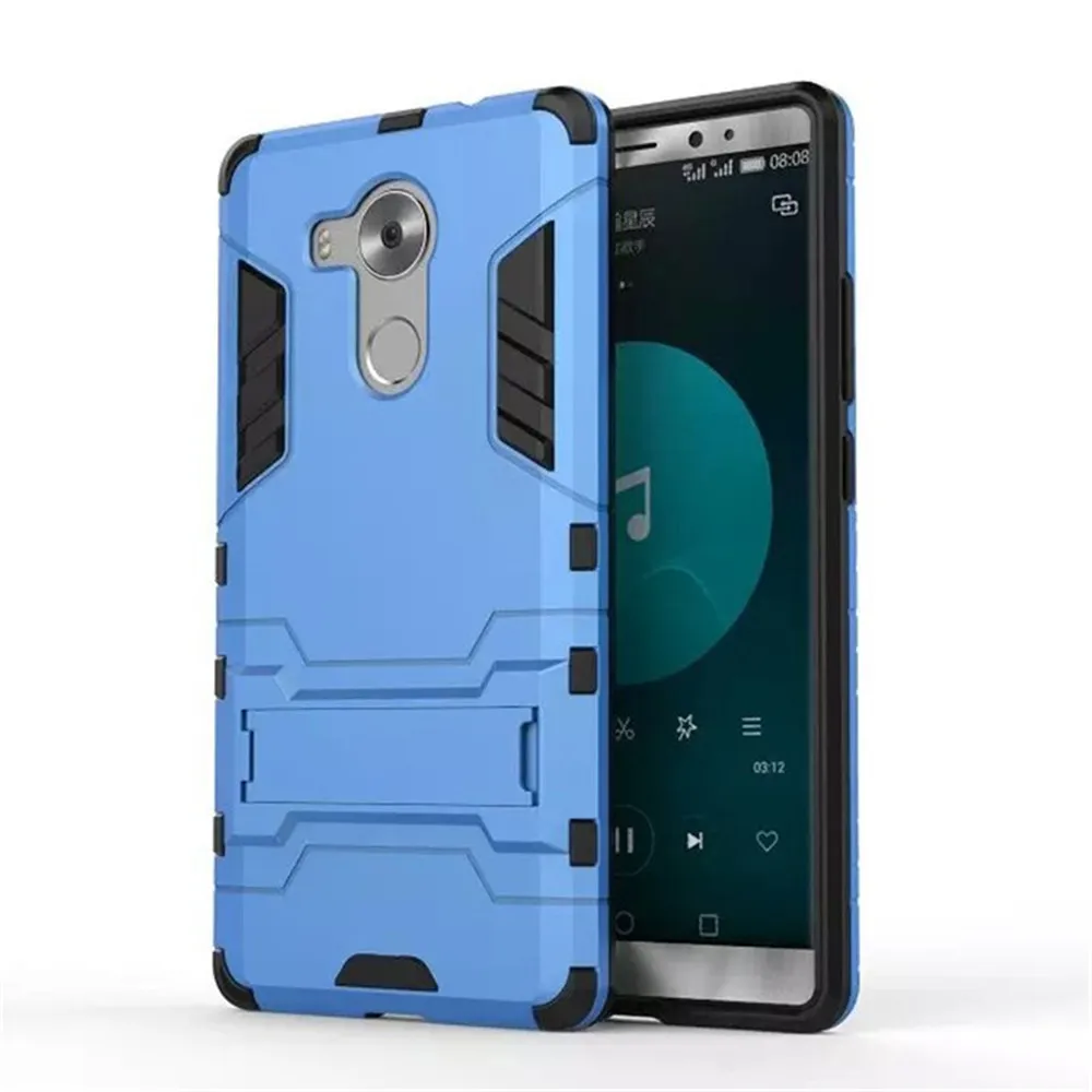 Schokbestendig Armor Case Voor Huawei Mate 8 Mate 8 Siliconen Kickstand Houder Case Voor Huawei Mate 8 Voor Mate 8 cover Fundas