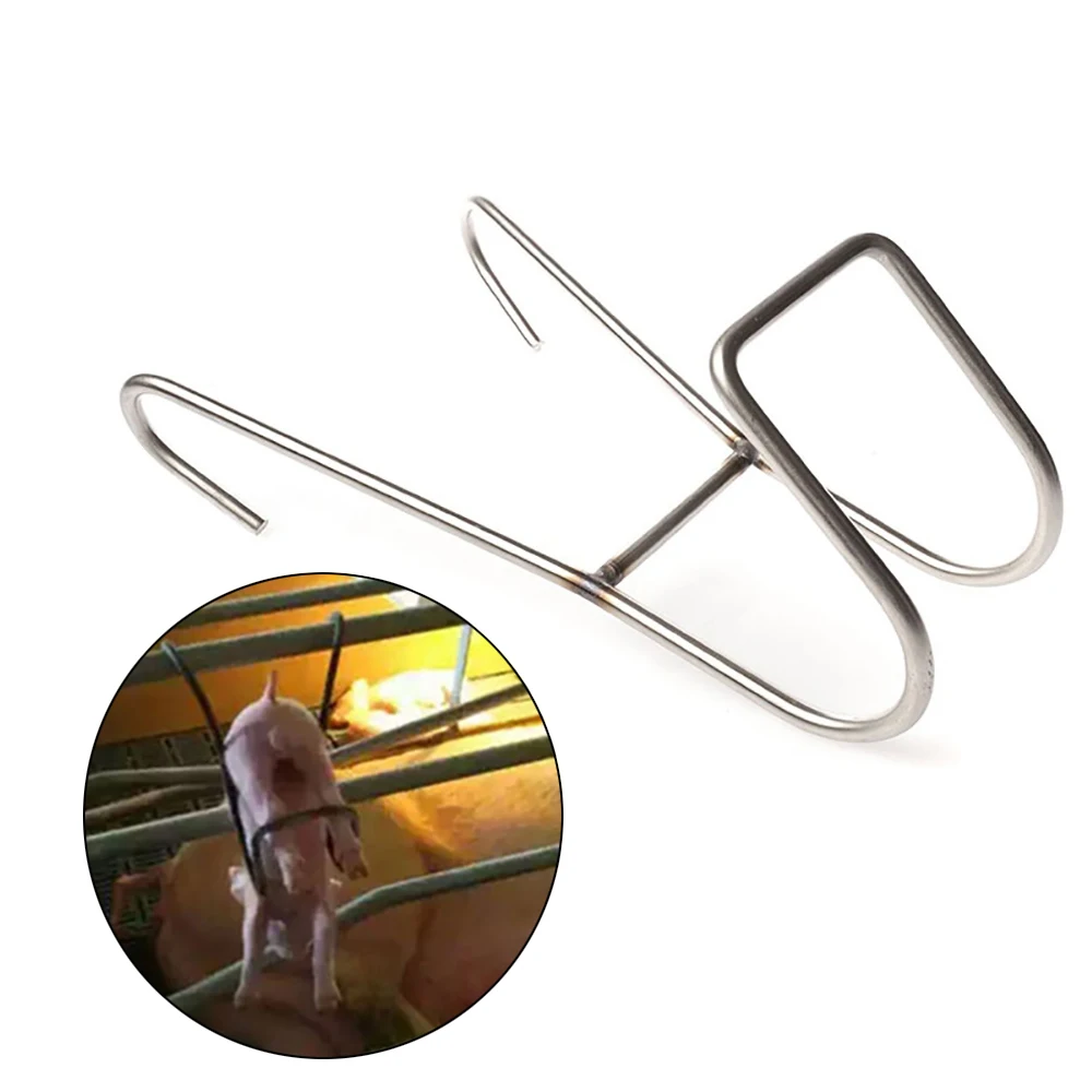 1PCS Pig Castration Device Stainless Steel Veterinary Equipment Boar Castrate Piggery Farming Tools