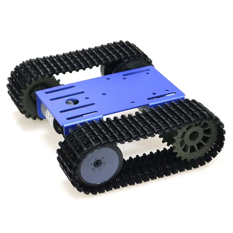 mini TP101 Smart Tank Chassis Tracked Chassis Remote Control Platform with Dual DC Motor for Arduino Car DIY Set