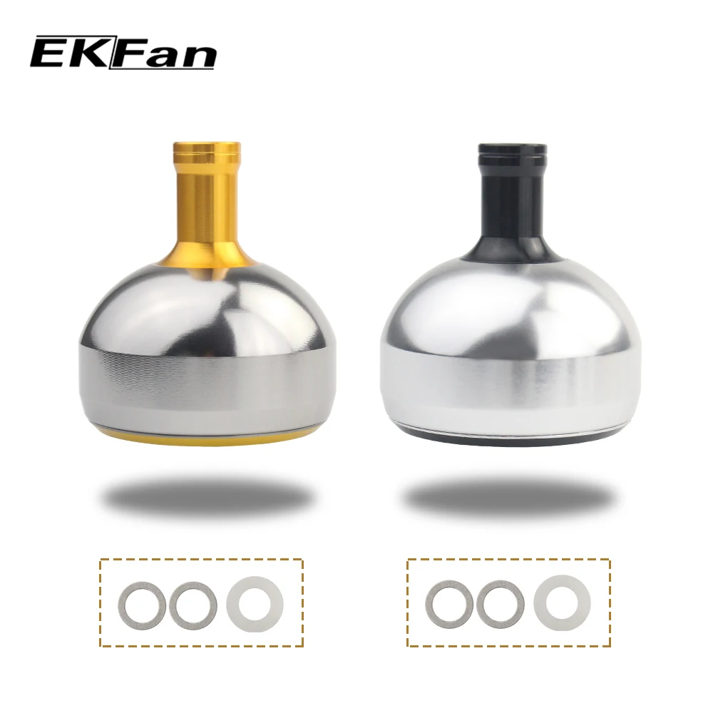 EKFan 1 PC 32 มม./35 มม./38 มม.อลูมิเนียมตกปลา Handle KNOB สําหรับเหยื่อ SPINNING Reel ตกปลา Reel Handle อุปกรณ์เสริม