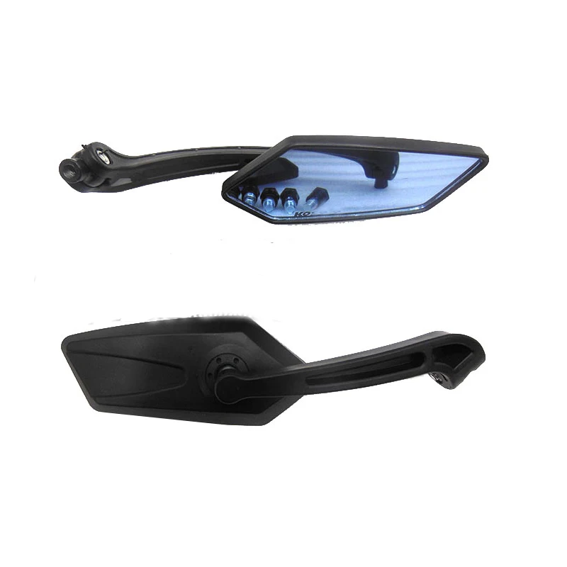 BLACK MIRRORS motorcycle For Kawasaki KL KLR KLX 250   400 600 650 KLR650 dual sport