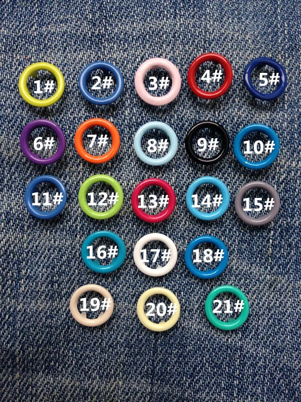 

Free Shipping 1000sets colorful snap button five prong brass snap button metal snap button for baby clothes