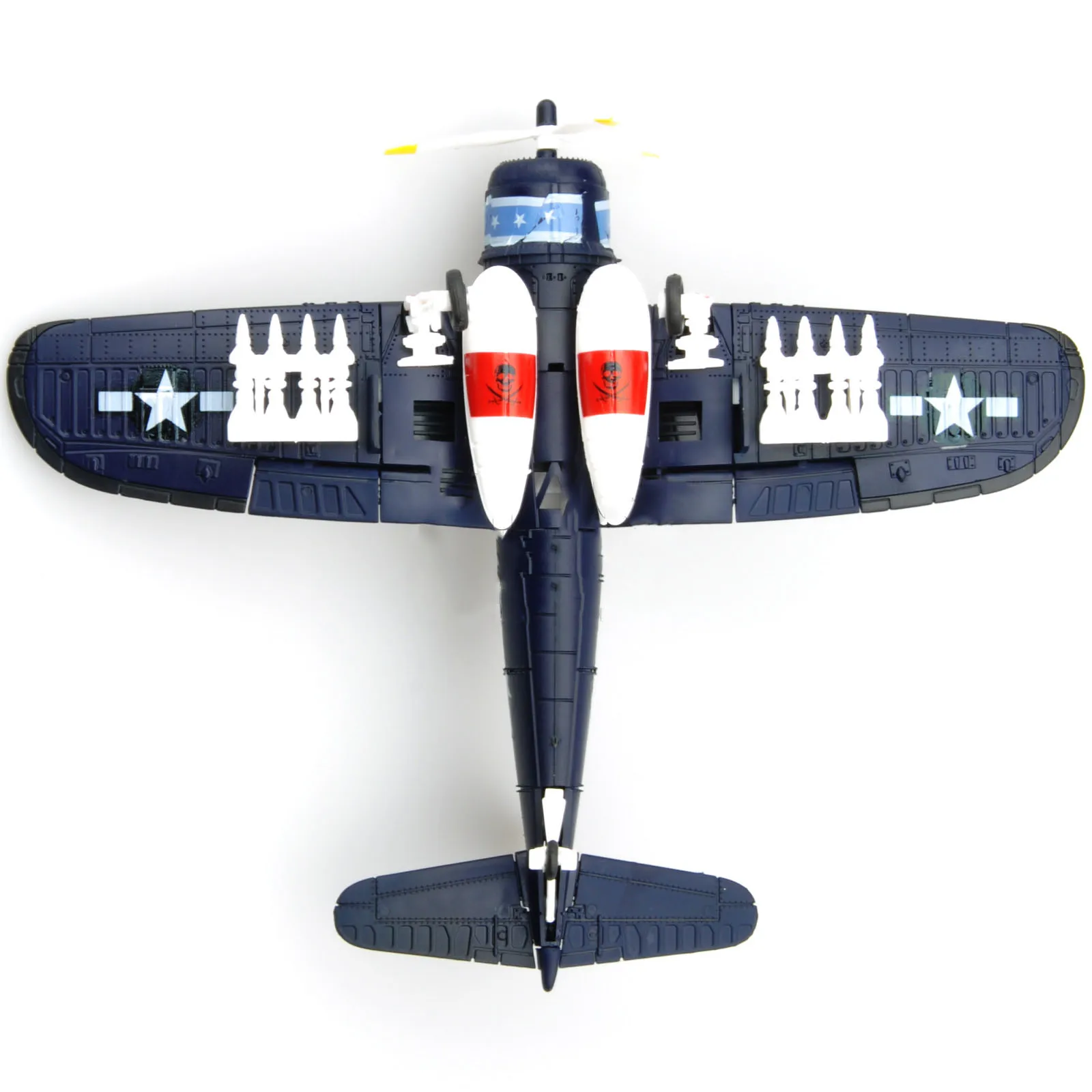 1/48 skala montażu Fighter zabawki modele budynku zestawy narzędzi Flanker samolot bojowy Diecast Pirate oparte F4U losowy kolor