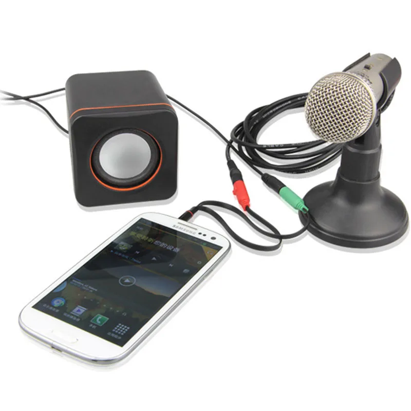 3.5mm Mic+Headphone Splitter Audio Cable 3.5mm splitte Aux Cable Cord for Computer Microphone Cellphone splitter for headphones
