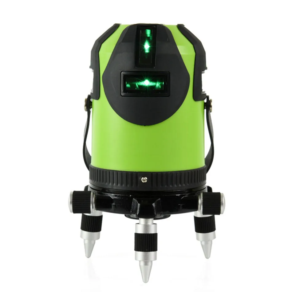 8 lines Lithium battery Green laser Level 360 Vertical And Horizontal Self-leveling Cross Line power Laser Level