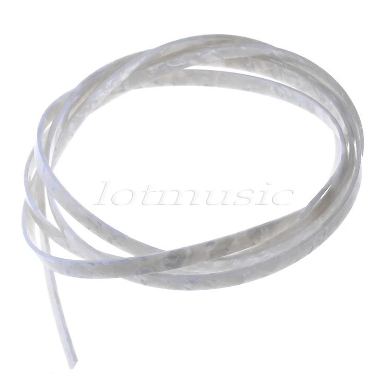 White Pearl Celluloid Guitar Binding Purfling 1650 x 2/4/5/6/10 x 1.5 mm Celluloid Guitar Parts