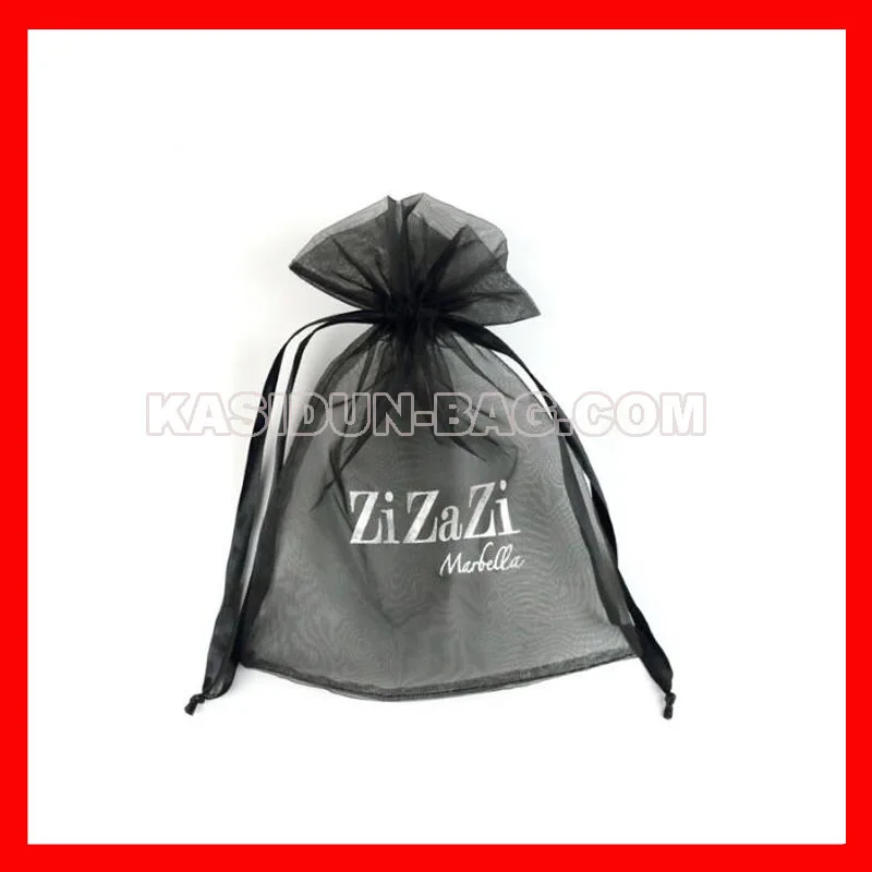 

(10000pcs/lot) 4 sizes available custom organza gift bag with logo