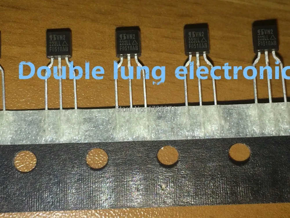 10PCS/30PCS/100PCS/LOT VN2222LL VN2222 TO-92 150mA 60V N-CHANNEL, Si, Small SIGNAL, MOSFET,Transistor