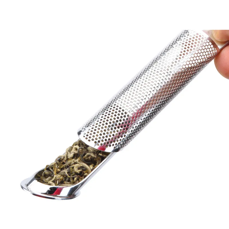 Tea Strainer Amazing Stainless Steel Tea Infuser Pipe Design Touch Feel Good Holder Tool Tea Spoon Infuser Filter