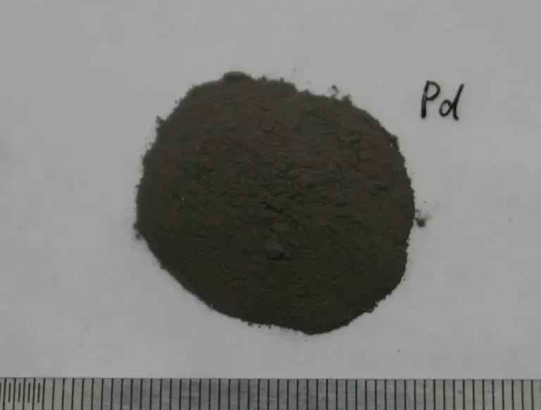 Pd Palladium Ball Powder Pure 99.98% Periodic Table of Rare-earth Precious Metal Elements Research Study Education Collection