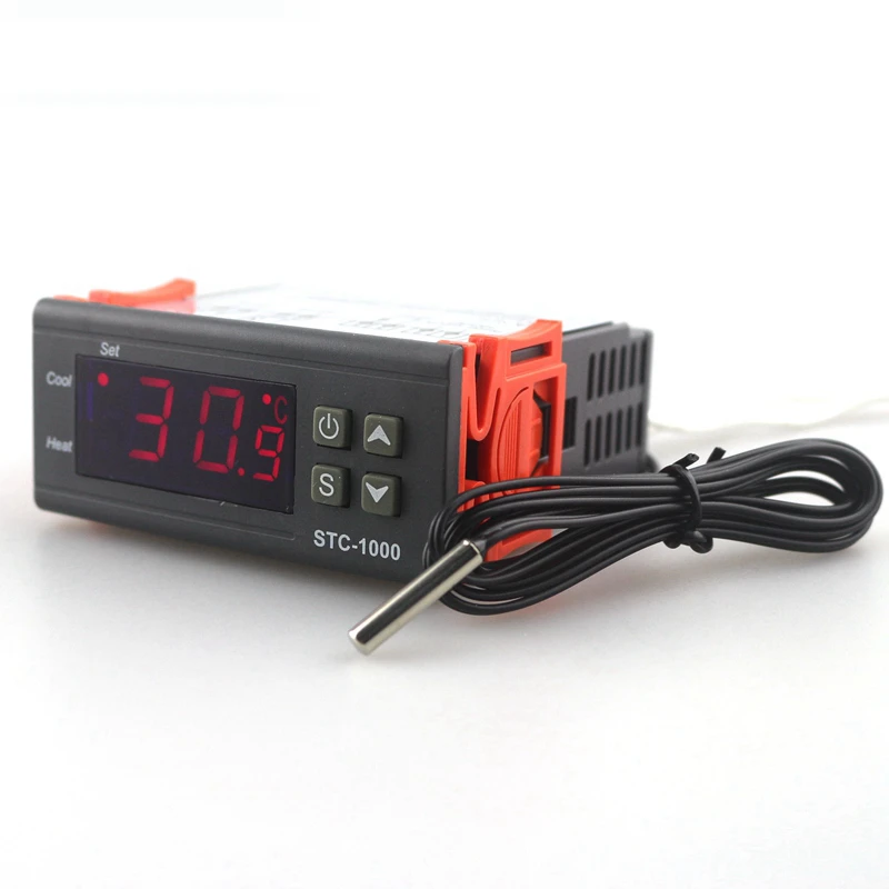 STC-1000 LCD Digital Thermostat Temperature Controller for Incubator Two Relay Output Thermoregulator Heater And Cooler