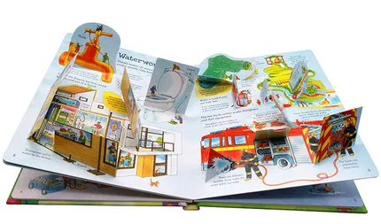 Imagem -05 - Inglês 3d Picture Book For Children See Inside Flap How Things Work Book Over 90 Flaps to Lift Reading Books