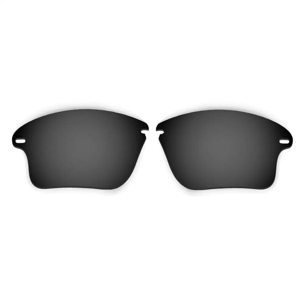 HKUCO For Fast Jacket XL Polarized Replacement Lenses Black & 24K Gold - 2 Pairs of Lenses