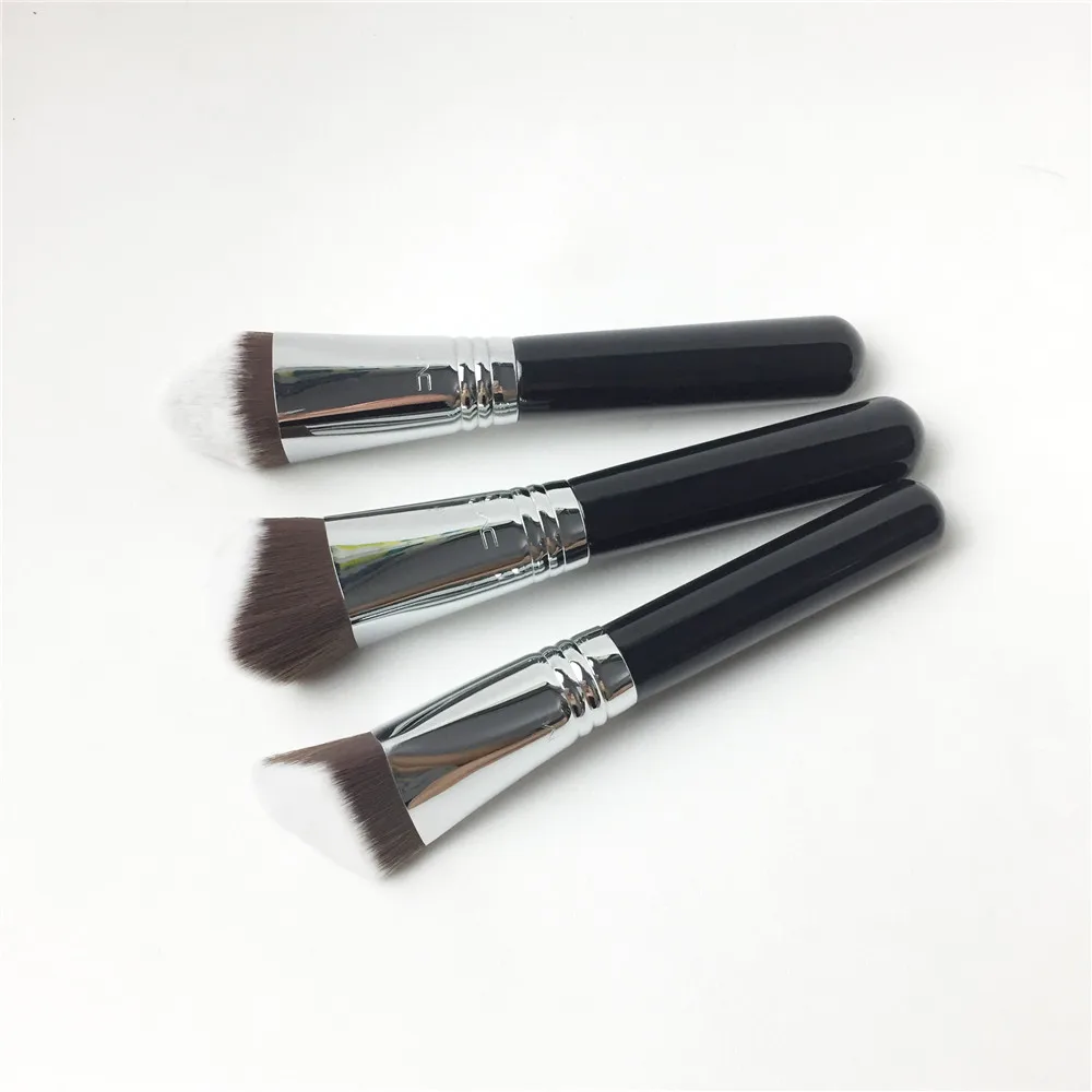 CVC 3D/4D Edge Kabuki Brushes - Dense Foundation Concealer Highlight Sculpt Contour Brush - Beauty Makeup Brushes Blender Tool