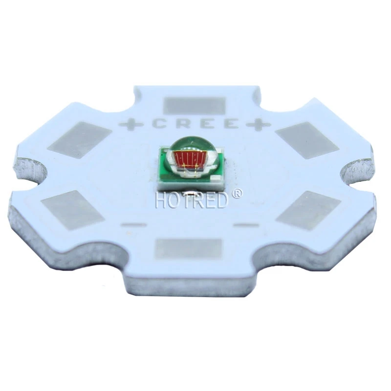 10PCS Epistar 3W 3535 Deep Red High Power 660NM Plant Grow LED Light for Cabinet/Tank/Aquarium with 20MM PCB