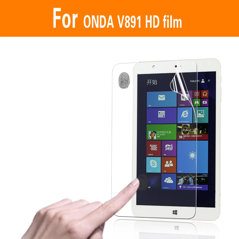 

High clear Glossy protective film For Onda V891 8.0" tablet pc Anti-Scratches HD LCD Screen Protector Film + clean tool