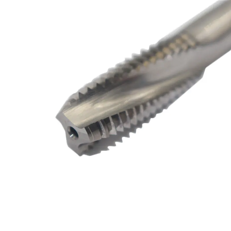 1 pc M8 Torneira Espiral Carboneto Sólido Torneiras de Rosca do parafuso Da Máquina Mão Direita Passo 1mm 1.25mm Torno CNC ferramenta de Perfuração de Metal Com Rosca