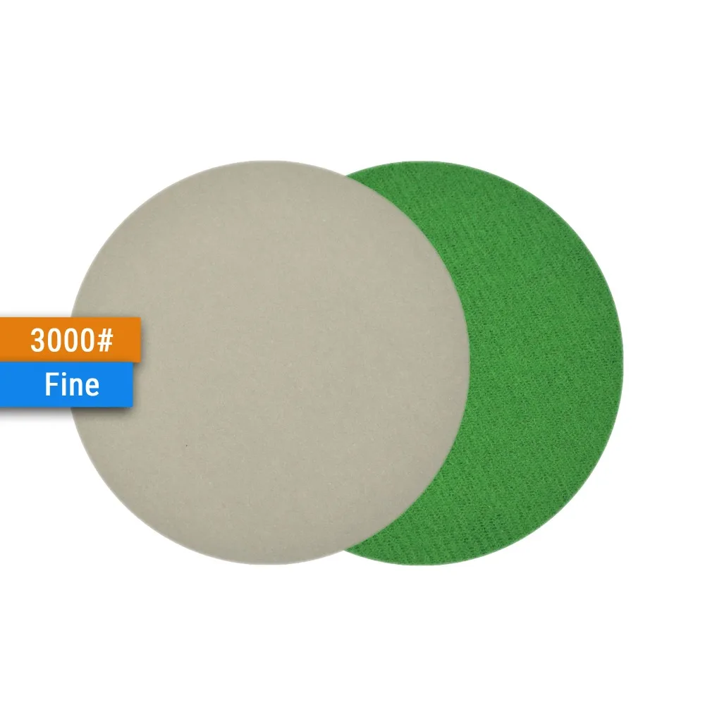 10PCS 4 Inch 100mm Silicon Hartmetall Haken & Schleife Wasserdichte Schleifen Discs für Nass/Trocken Schleifen Runde abrasive Schleifpapier