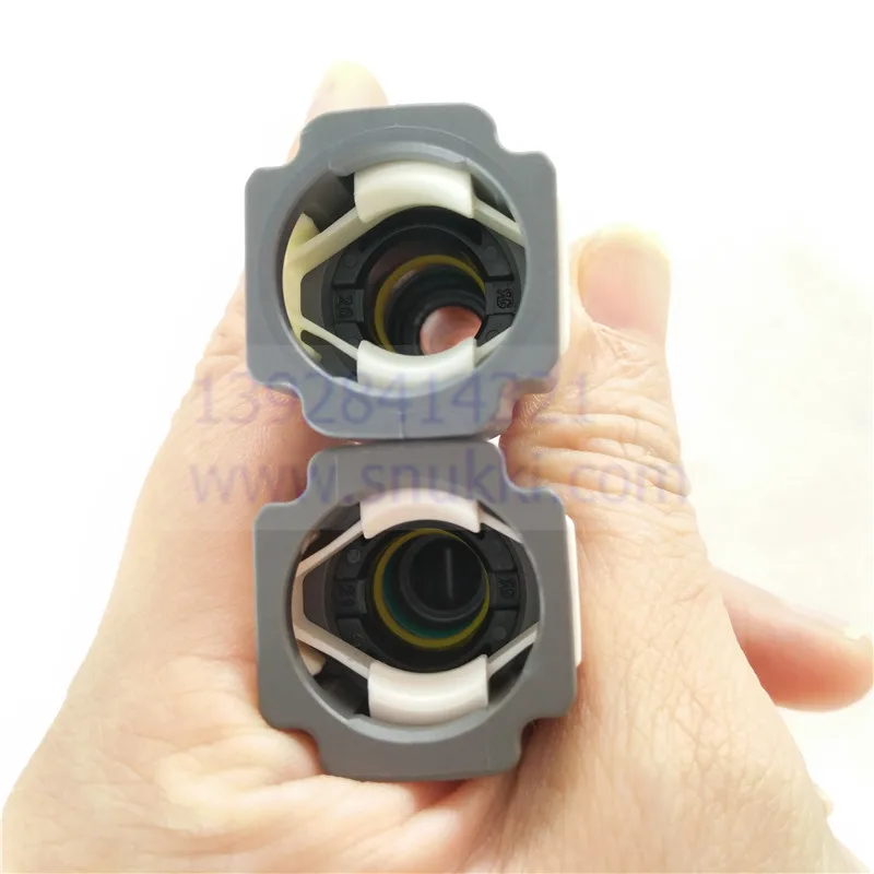 10mm-ID8 female plastic connector auto Fuel line quick connector gasoline filter connector with double lock 2pcs a lot