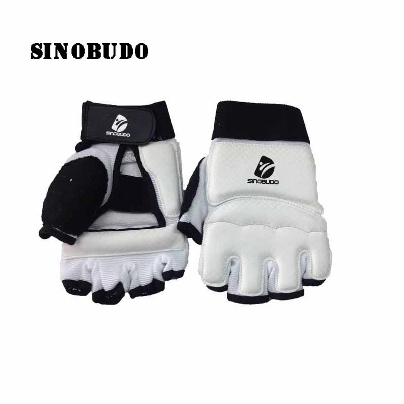 High Quality Half Finger Taekwondo Hand Protector Boxing Training Glove Martial Art Training Equipment WTF Instep Foot Guard