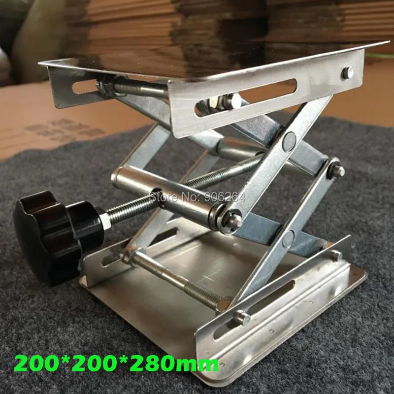 

High Quality 200*280mm Small Manual Lab Table Stainless Steel Lifting Platform