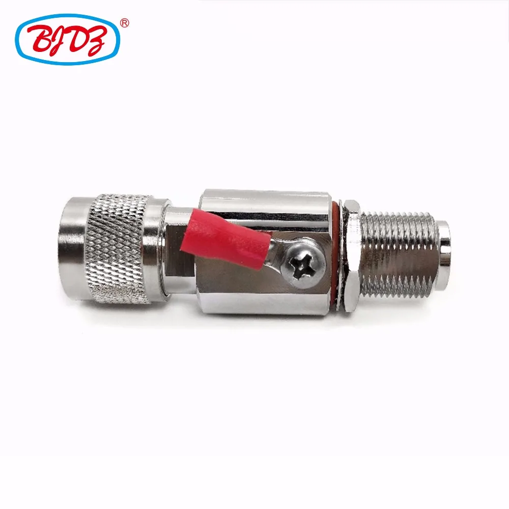 

Free shipping suge arrester protection 0-6G N male plug to N female jack RF lightening arrester