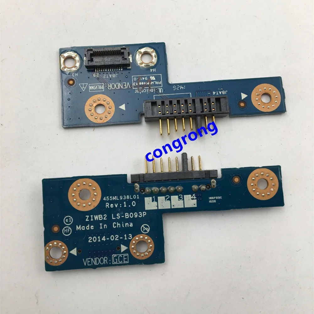 for LENOVO B50-45 B50-30 B50-70 Charger Board Battery Connector ZIWB2 LS-B093P