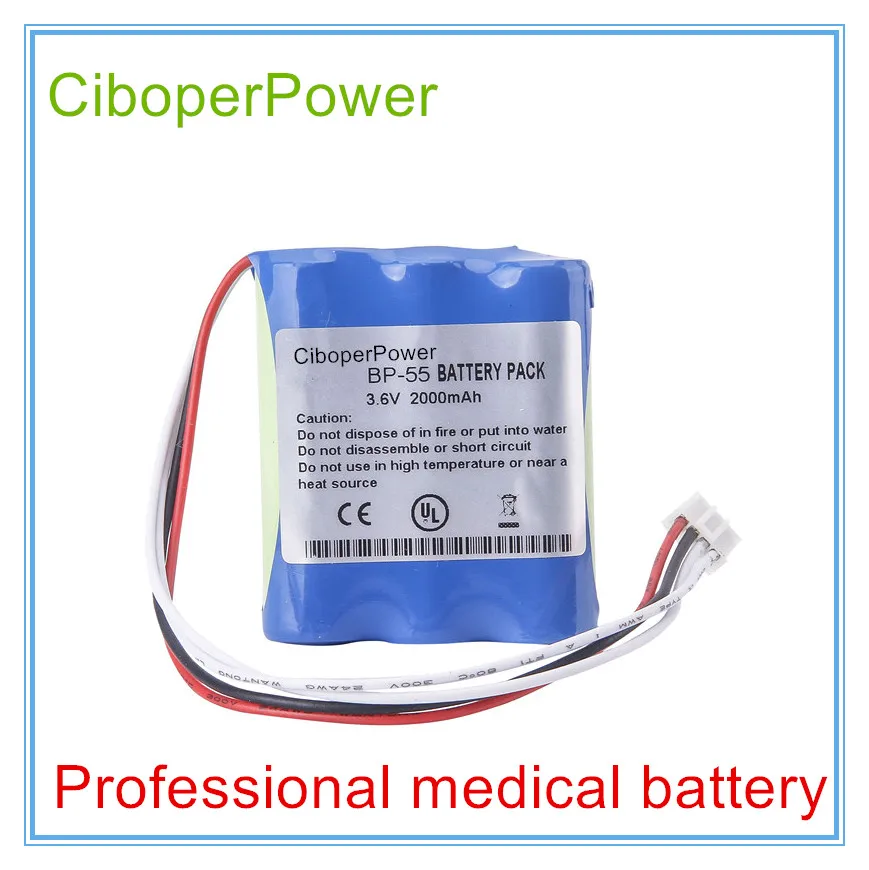 Infusion Pump battery Replacement For BP-55,HHR-15F3G1,TOP-5500,59873353,TOP5500 High Quality Syringe Pump battery