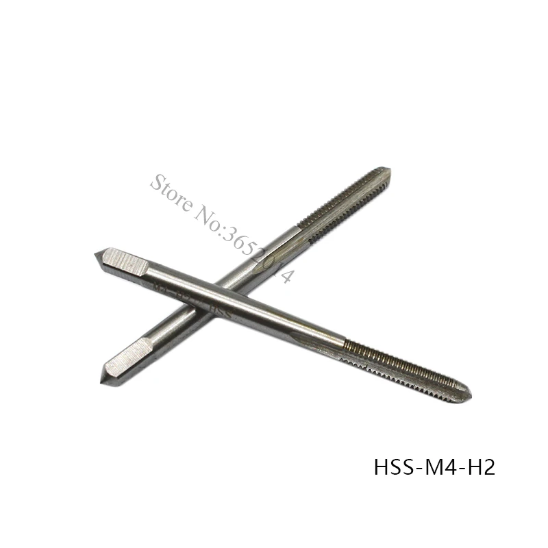 10PCS HSS Tap Straight Flute Machine Thread Tap M3x0.5 M4x7 M5x0.8 Right Hand Screw Thread Metric Tap Drill Machine Tool