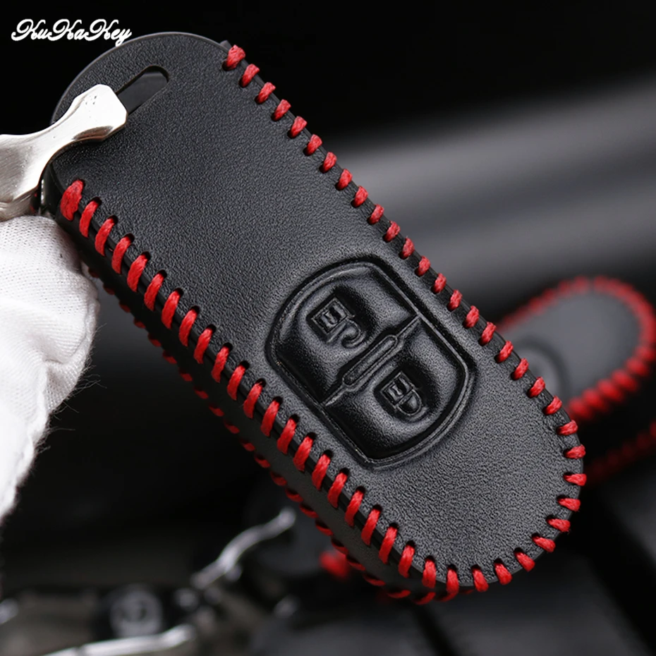 Leather Car Key Case Cover For Mazda 2 3 5 6 8 CX5 CX7 CX9 GT M3 M5 M6 M8 Atenza Axela Protection Key Shell Skin Bag Only case