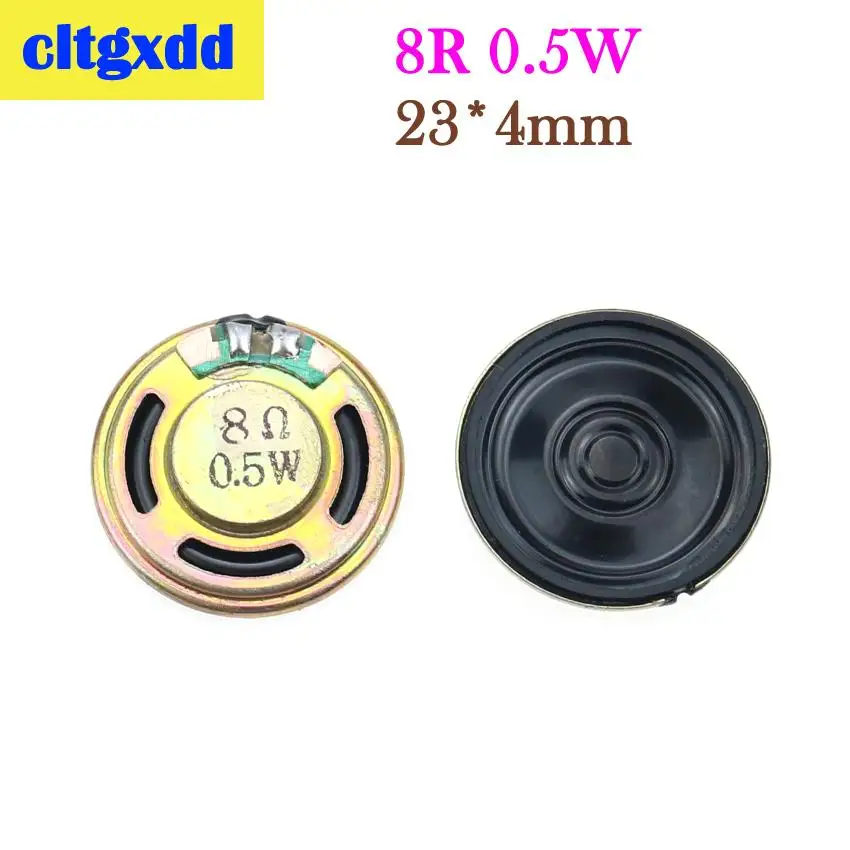 Cltgxdd 8 Ôm 0.5W Loa Còi Từ Loa 15 20 23 26 28 32 36 40 Đường Kính 50 MM 8R 0.5W Loa Còi Báo Âm Thanh Người Chơi