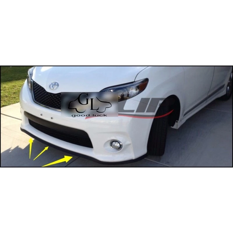 For TOYOTA Probox Pro Box 2002~2015 Bumper Lip / Front Spoiler Deflector Car Scratch Proof Adhesive Strip / Body Kit