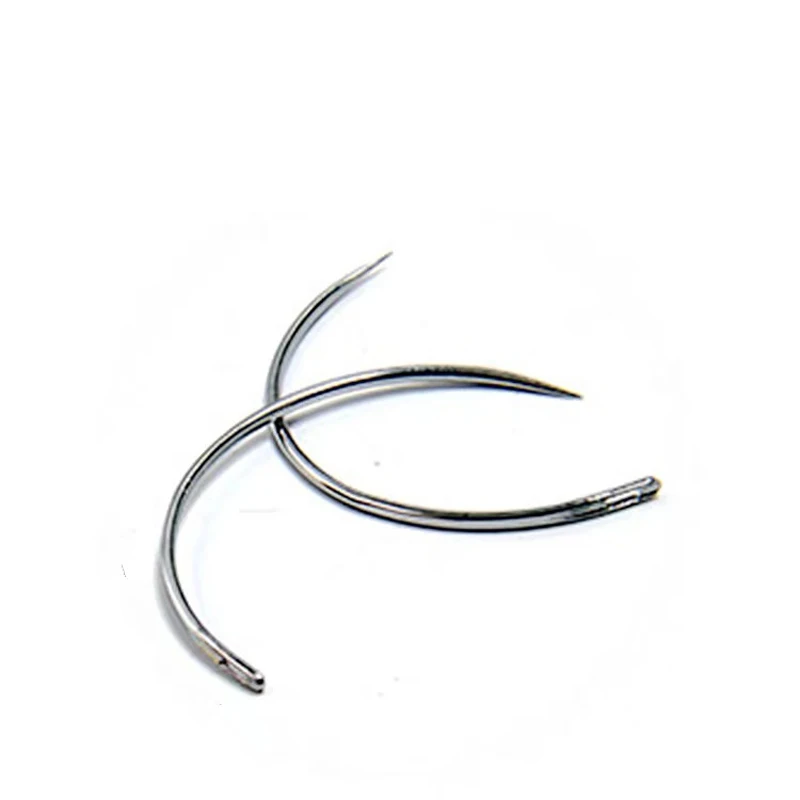 10 Pcs Farm Tool Veterinary Suture Needle Pig Cattle Sheep Poultry Beast with Suture Needle Surgical Needle Livestock Tools