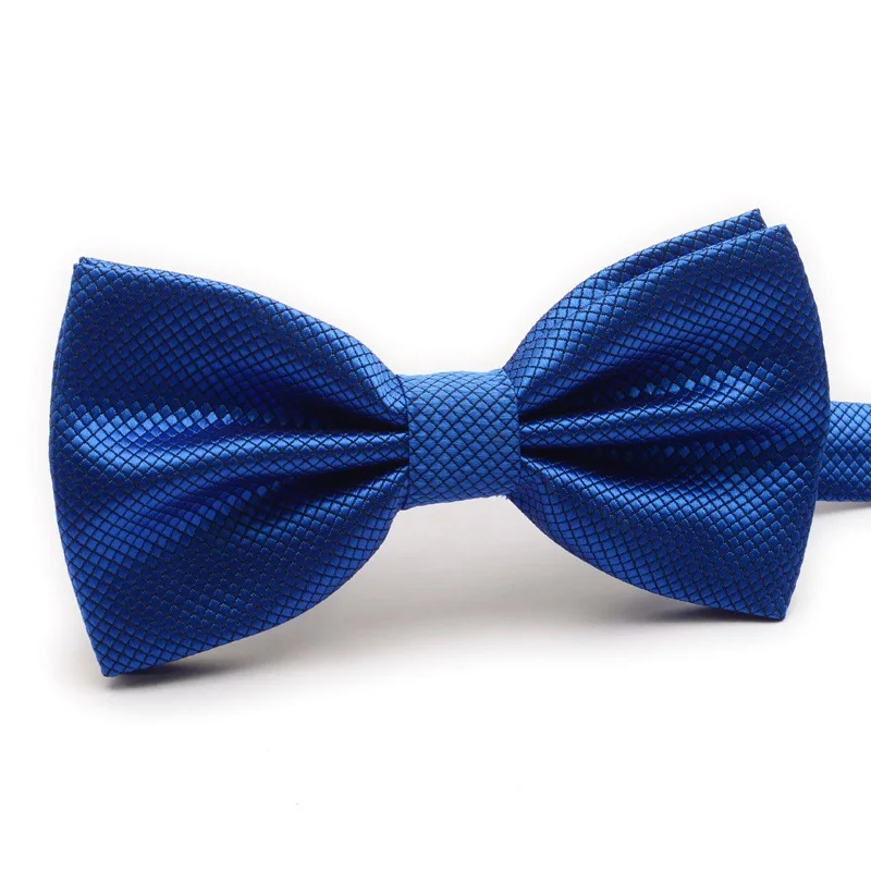 

2019 Fashion Blue Bow Ties for Men Wedding Neck Tie Bowtie Cravat Business Shirt Butterflies gravata