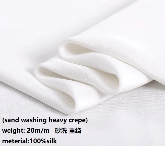 

14mm custom-made heavy silk fabrics with heavy silk fabrics and silkworm silk crepe A series