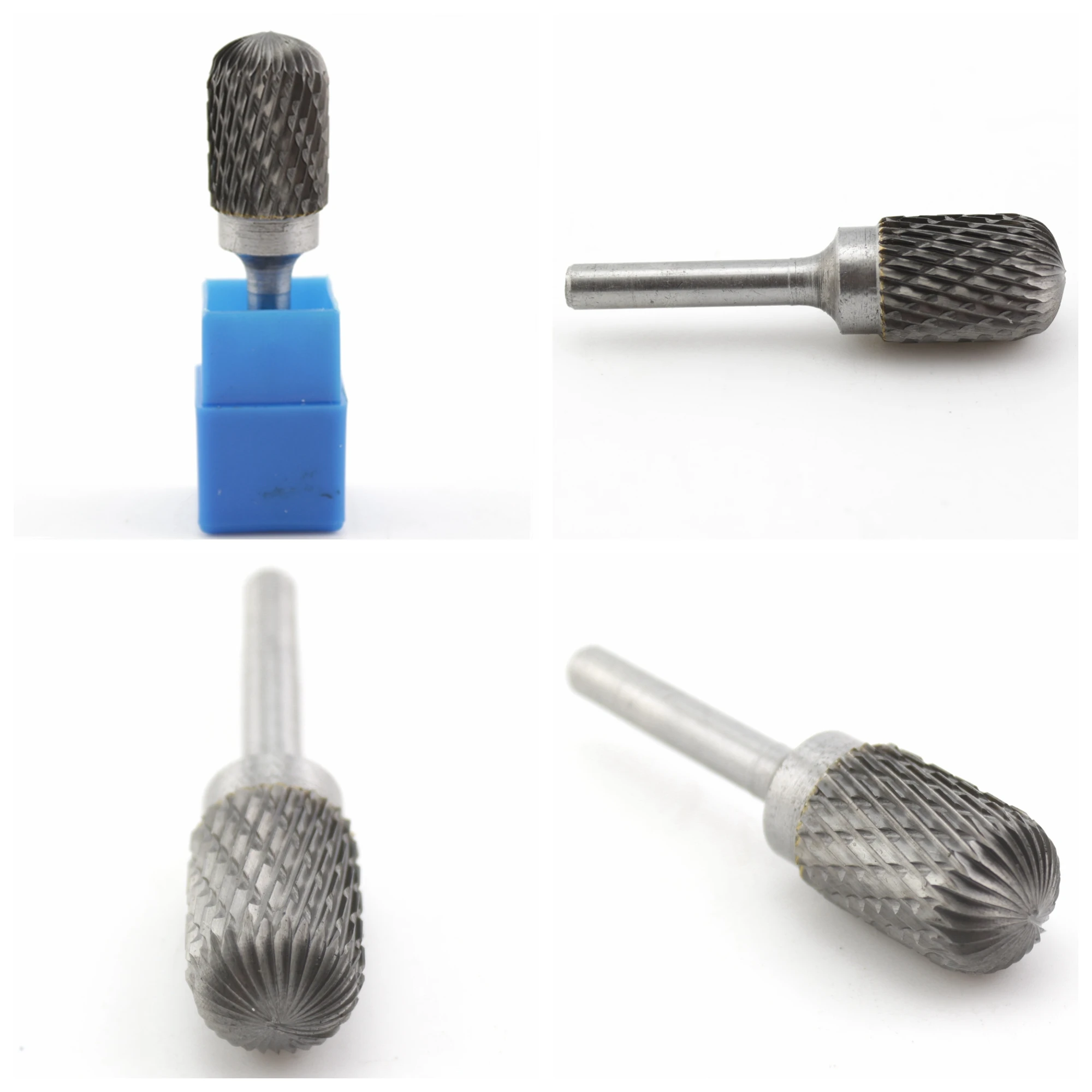 6 مللي متر عرقوب x 8 10 12 14 16 مللي متر شكل الرأس اسطوانة الكرة الأنف التنغستن الصلب الصلبة نتوءات كربيد أداة دوارة مثقاب الخشب Dbl نهاية قطع #3