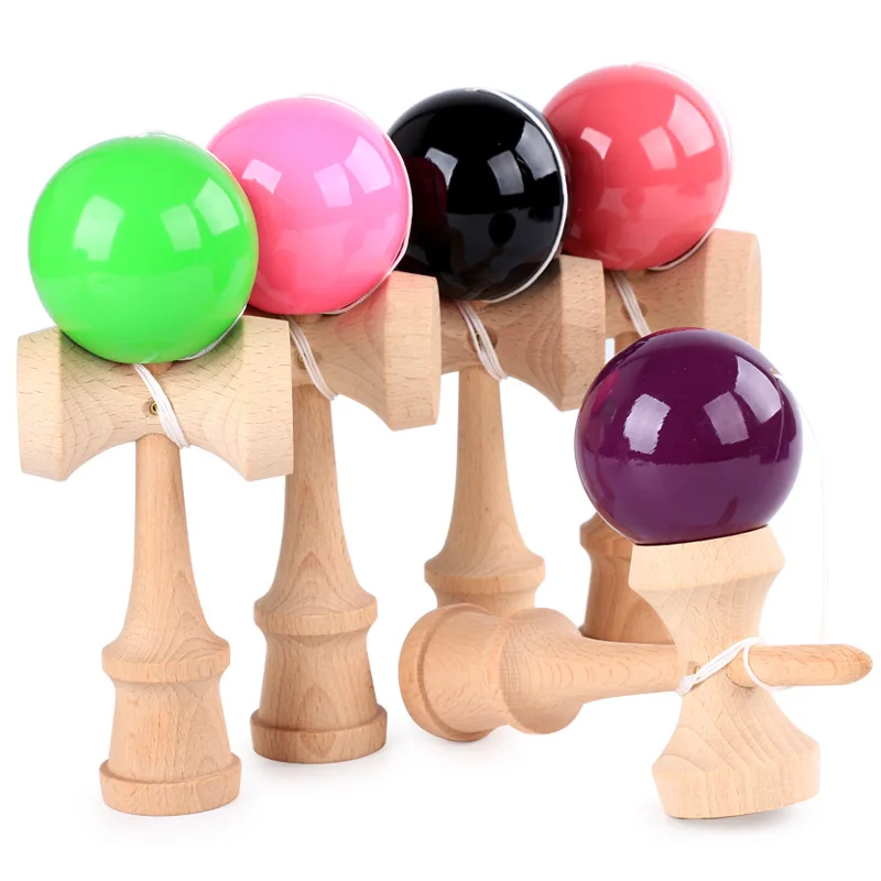 Wooden Toys Outdoor Sport Yida Horse Toy ball colourful design beech wood kids & adult Outdoor Ball Sport