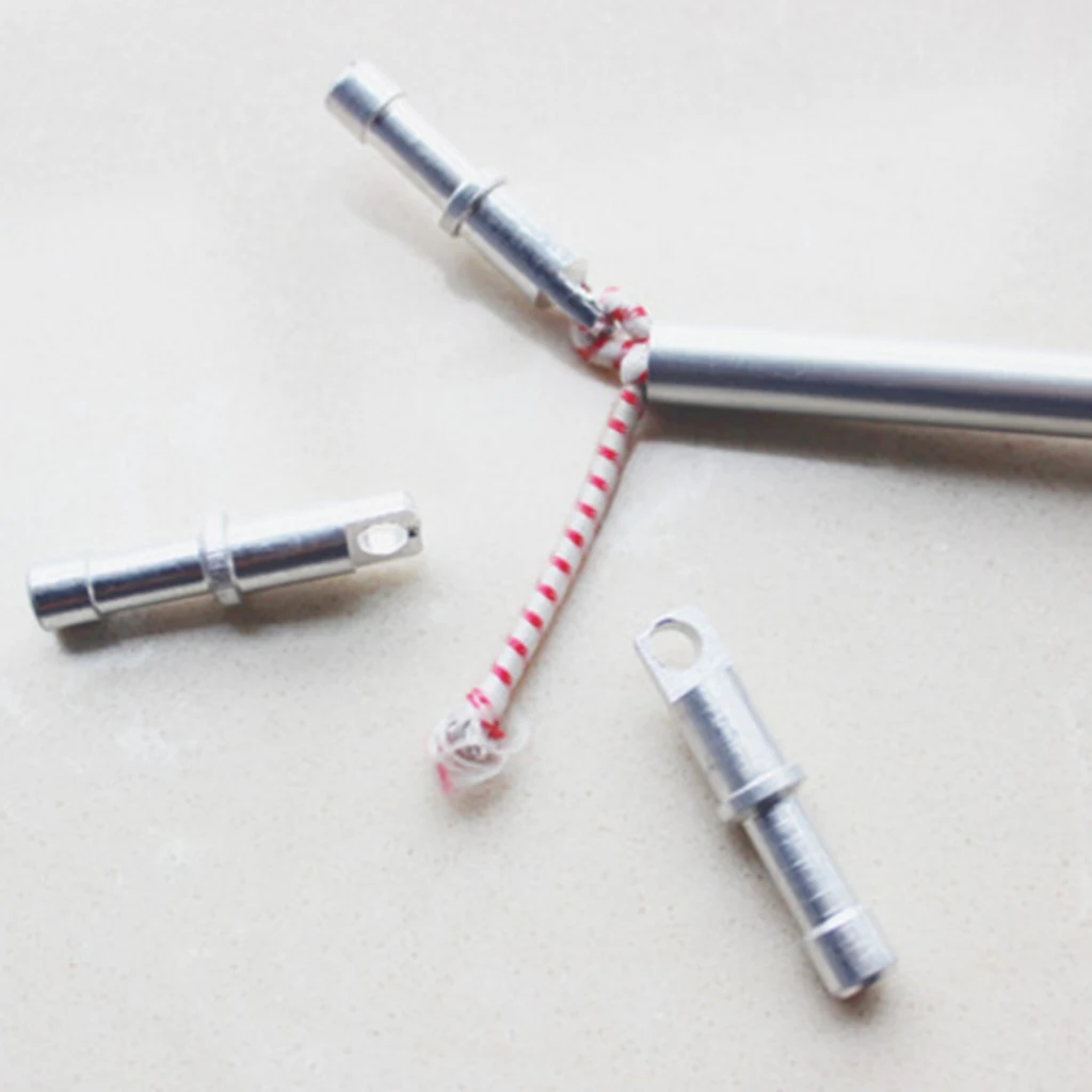 5 Pieces Lightweight Aluminium Alloy Sun Shade Awning Shelter Tent Poles End Plugs Replacement for 7.9mm/8.5mm