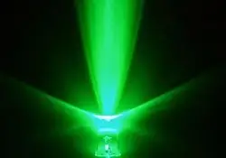 Spedizione gratuita 1000 pezzi 5MM LED Super Bright water clear round Green LED Light Lamp green emitting diod LED 5MM