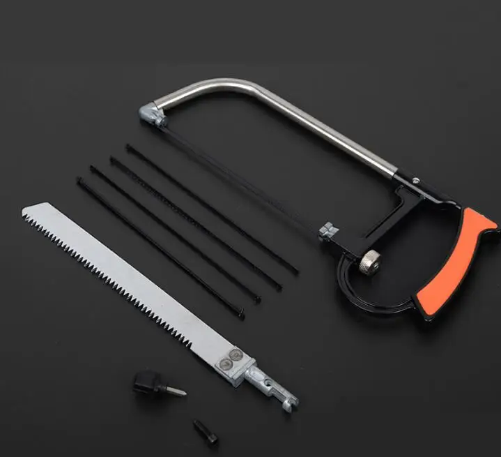 Milda New 8 in 1/11 in 1 Mental Mini Saw Multi Purpose Hobby Tool Hacksaw DIY Hand Saw for Wood Woodworking Saws Set Kit