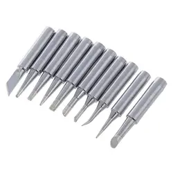 10 pcs onstant-temperature Uk Common Solder Soldering Iron Tip  For Hakko Rework Soldering Station Tool 900M 933