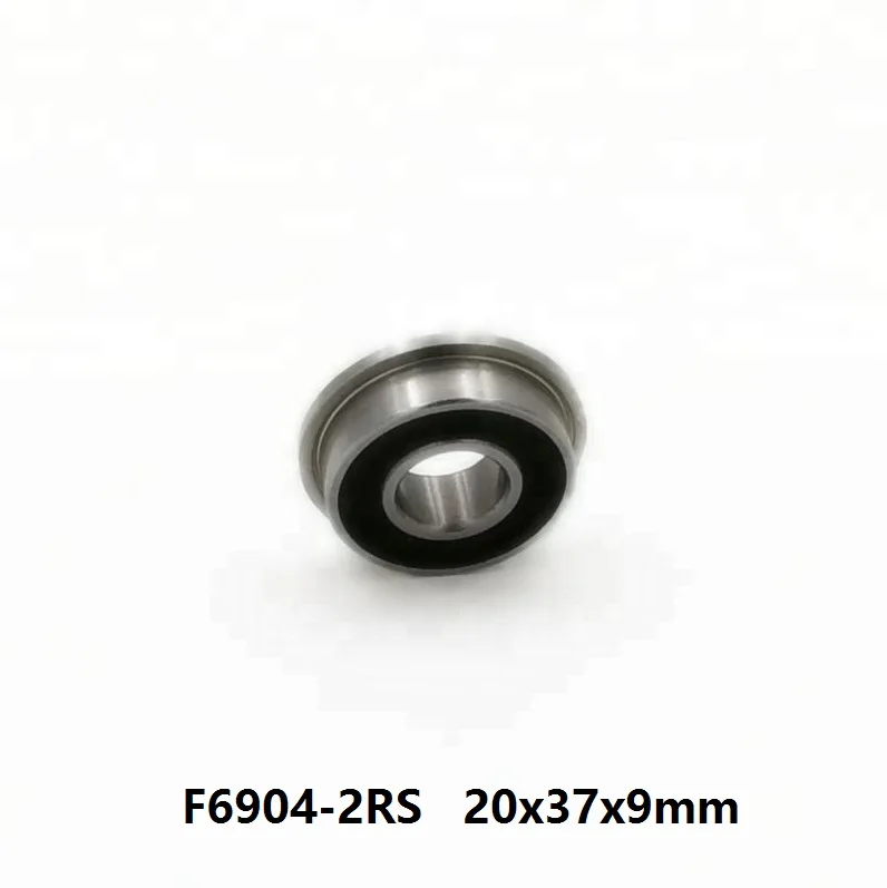 

50pcs Flange bearing F6904-2RS F6904RS F6904 2RS RS 20x37x9mm flanged Deep Groove Ball Bearing 20*37*9mm